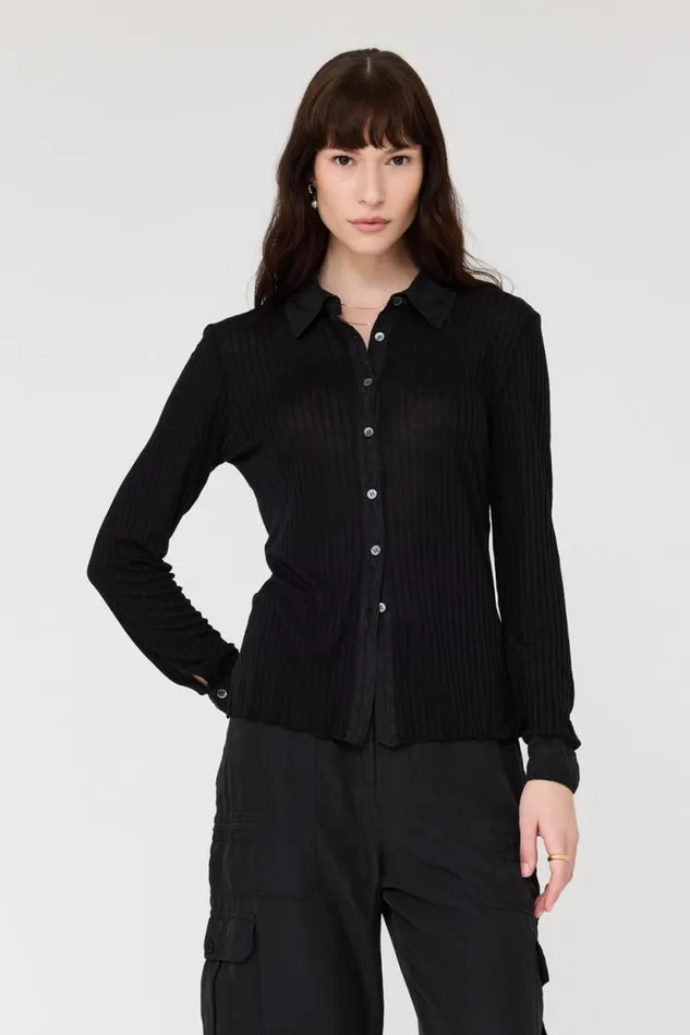 Raquel Allegra Black Jane Top Women Tops