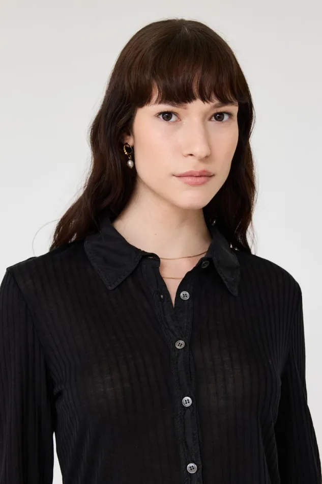 Raquel Allegra Black Jane Top Women Tops
