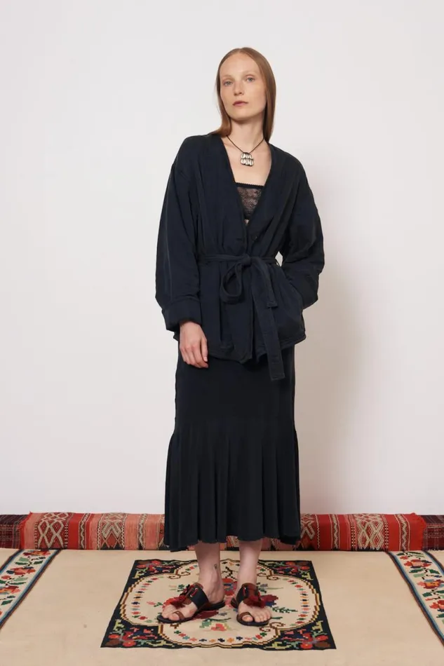 Raquel Allegra Black Soma Jacket Women Jackets