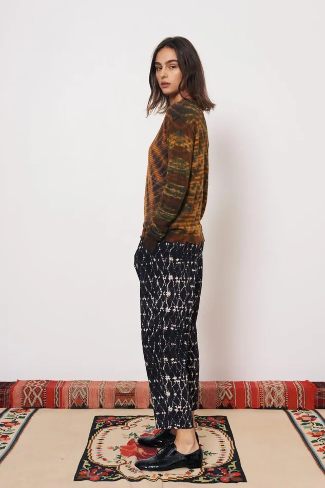 Raquel Allegra Cashmere Green Kenya Pullover Women Sweaters and Knits