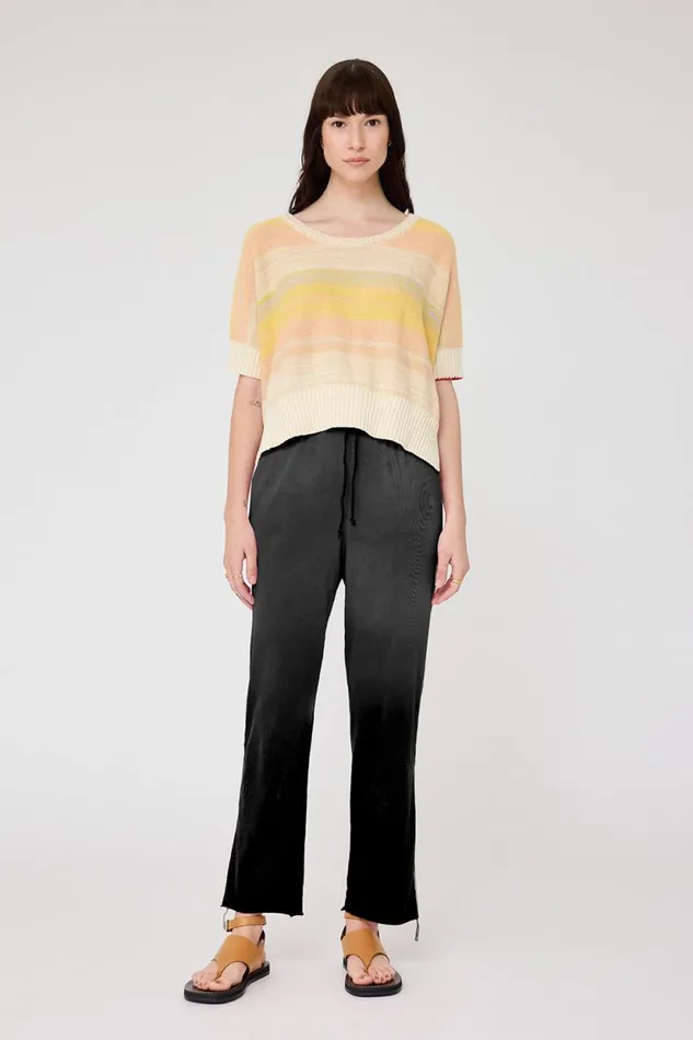 Raquel Allegra Cotton Cashmere Yellows Allesandro Sweater Women Sweaters and Knits