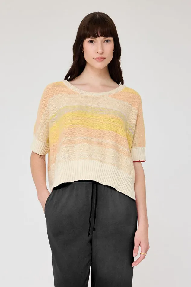 Raquel Allegra Cotton Cashmere Yellows Allesandro Sweater Women Sweaters and Knits