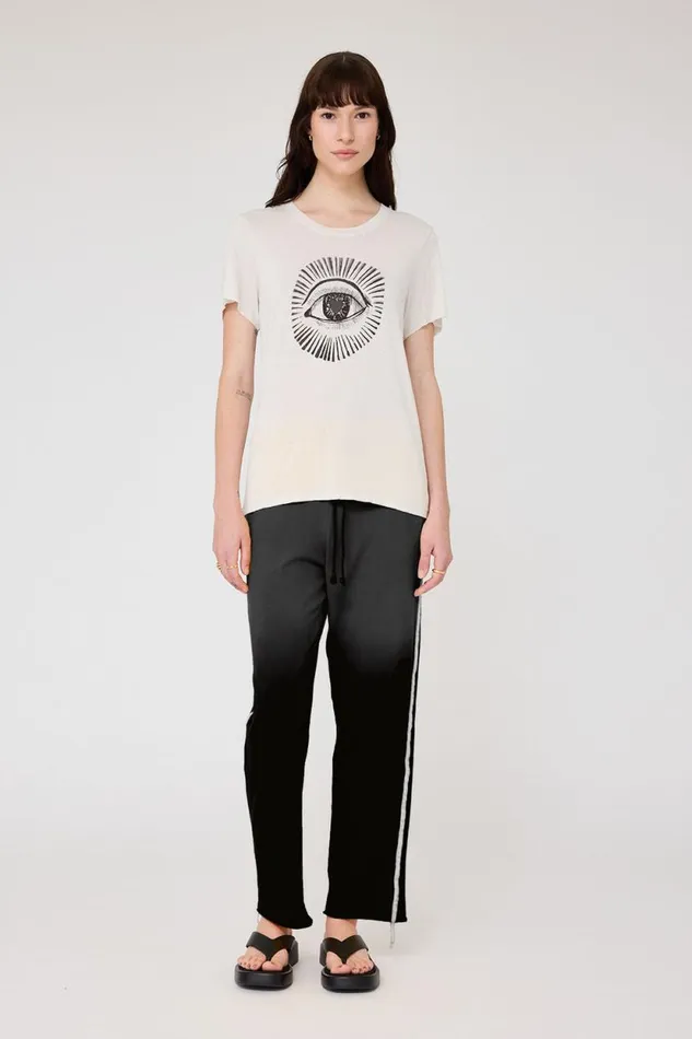 Raquel Allegra Dirty White Helena Tee Women TShirts