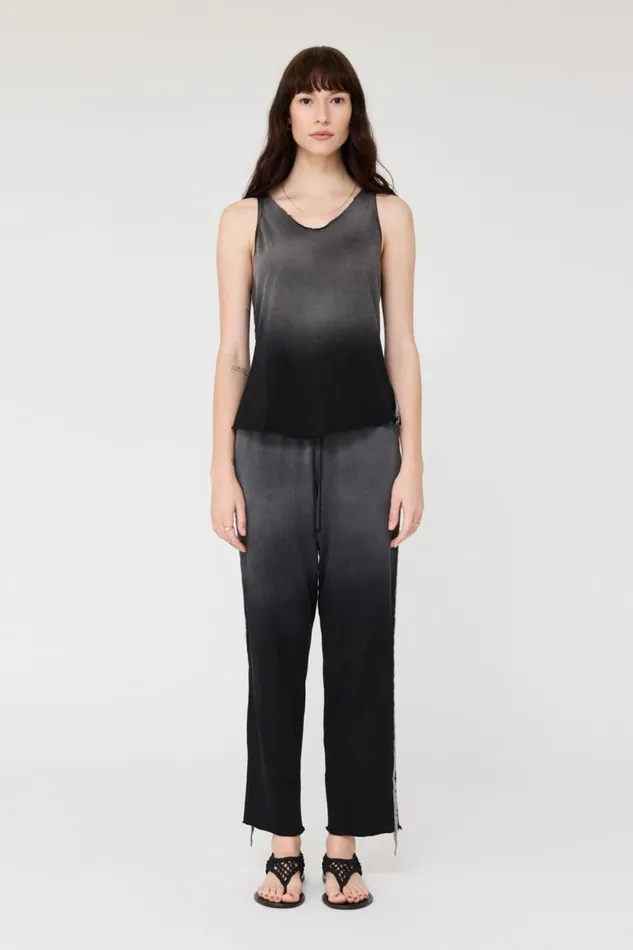 Raquel Allegra Faded Black Beverly Tank Women Tops