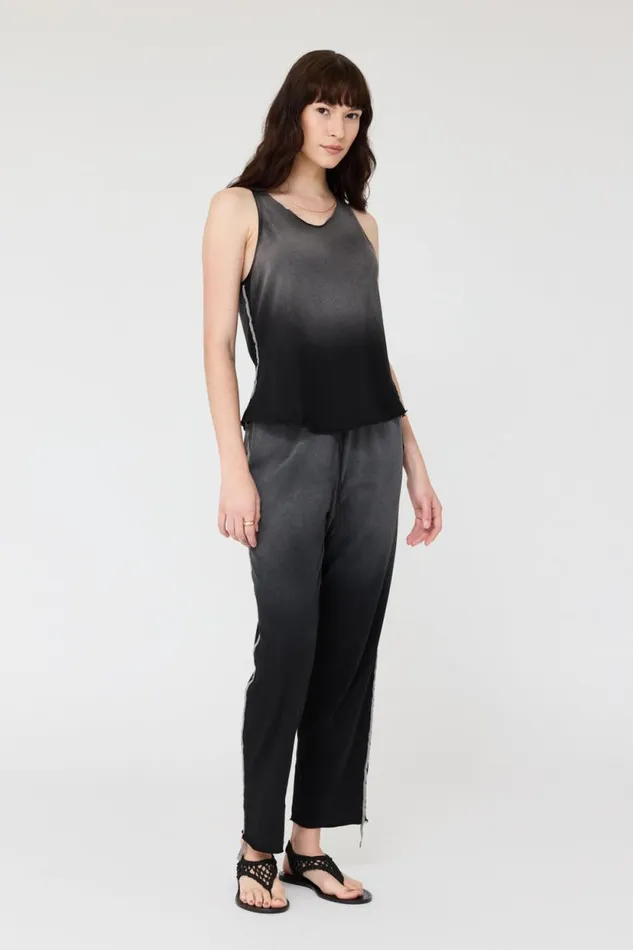 Raquel Allegra Faded Black Beverly Tank Women Tops