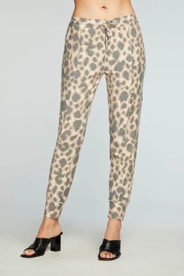 Recycled Cozy Knit Pintuck Easy Jogger Womens Bottoms Chaser Brand