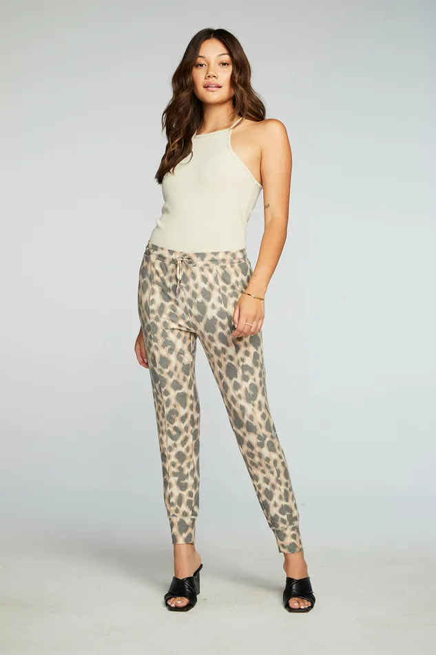 Recycled Cozy Knit Pintuck Easy Jogger Womens Bottoms Chaser Brand