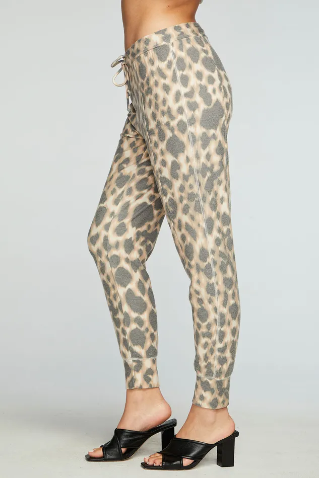 Recycled Cozy Knit Pintuck Easy Jogger Womens Bottoms Chaser Brand