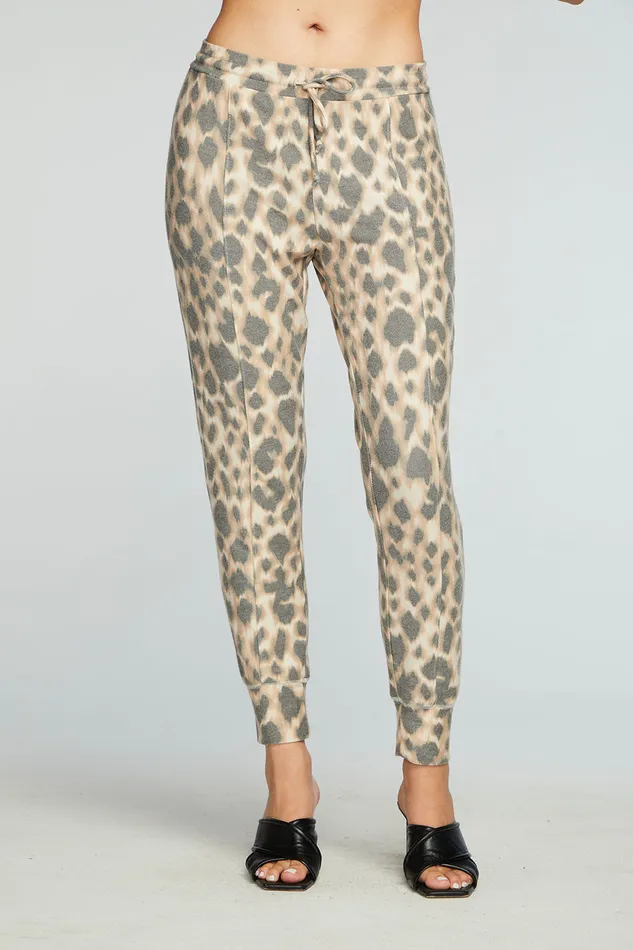 Recycled Cozy Knit Pintuck Easy Jogger Womens Bottoms Chaser Brand