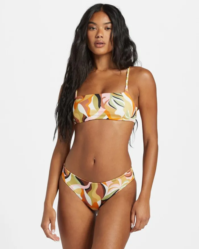 Return To Paradise Rev Zoe Bikini Top Multi Women Billabong Bikinis