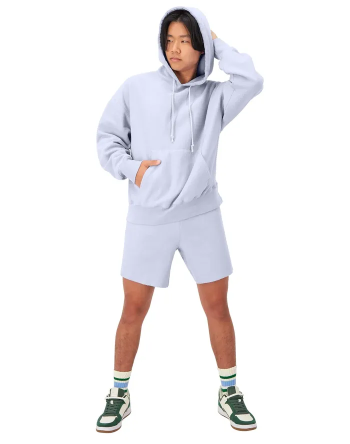 Reverse Weave CutOff Shorts Relay Superior Sports Label 7034 Washed Starlet Blue Men Champion Shorts