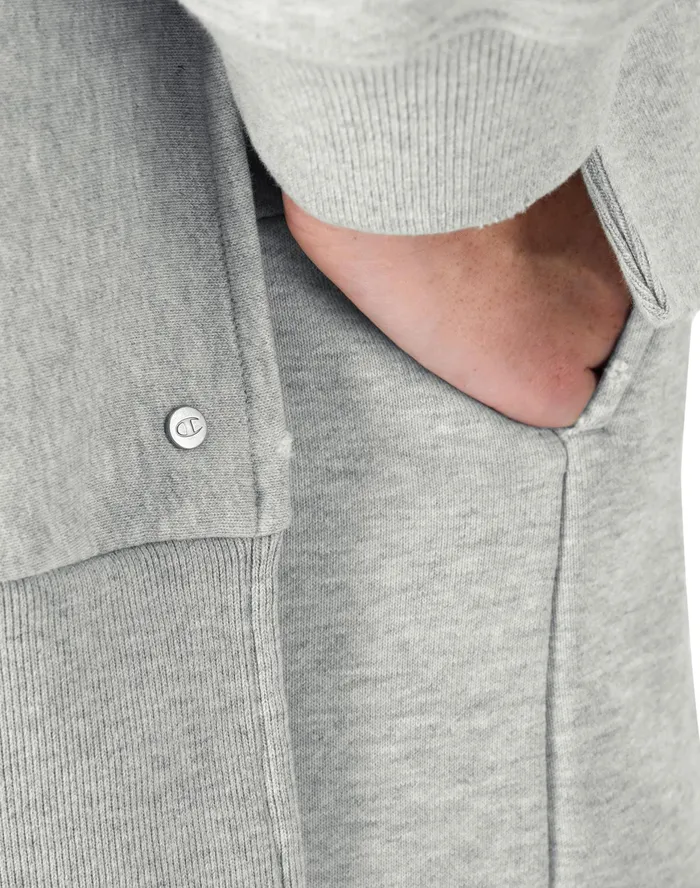 Reverse Weave Hoodie Vintage Wash Running Women Script Logo Time Capsule Oxford Grey Women Champion Hoodies and Sweatshirts