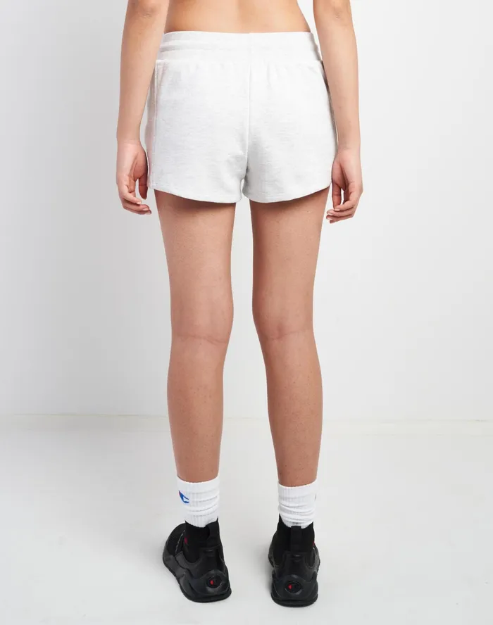 Reverse Weave Shorts C Logo 3034 Silver Grey Women Champion Shorts