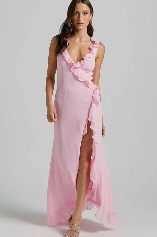 Runaway The Label 8211 Suzannah Midi Dress In Musk Women Showpo Dresses
