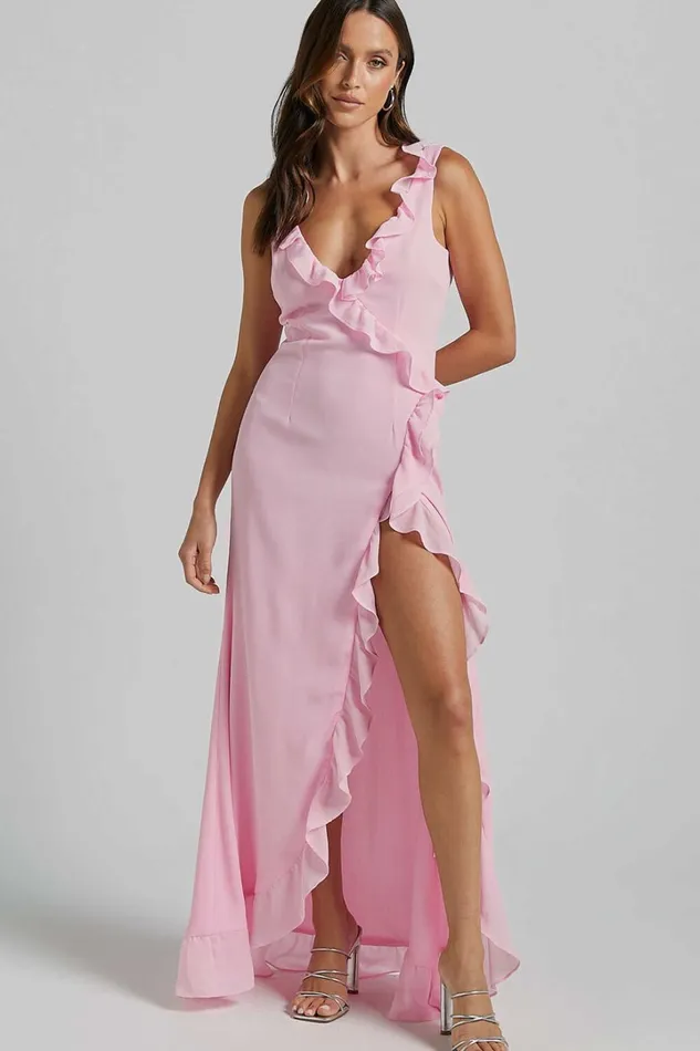 Runaway The Label 8211 Suzannah Midi Dress In Musk Women Showpo Dresses