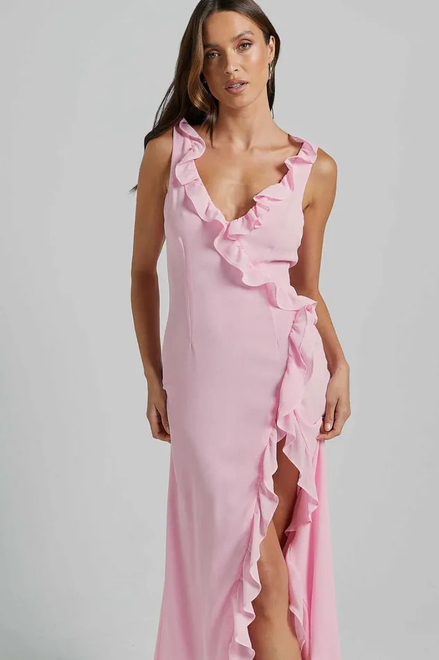 Runaway The Label 8211 Suzannah Midi Dress In Musk Women Showpo Dresses