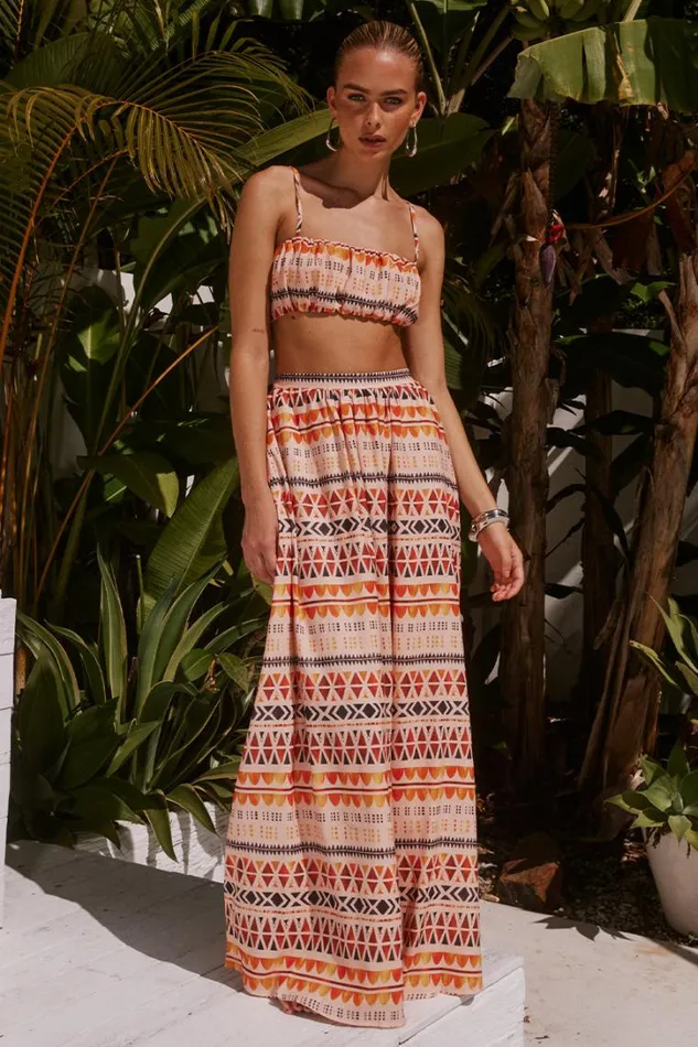 Runaway The Label Crops JOVIE TOP Phoenix Print 8211 Women