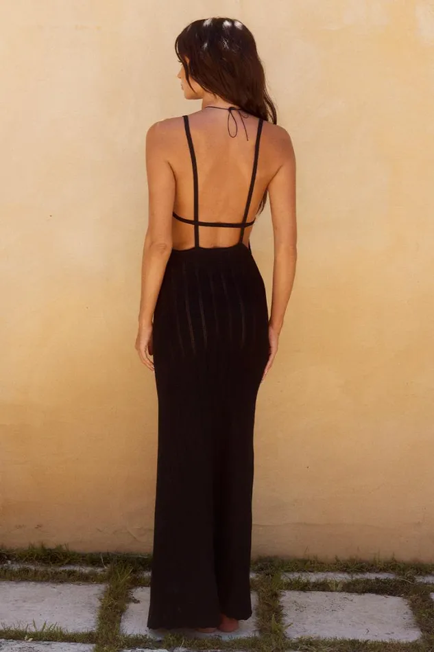 Runaway The Label Maxi Dresses ALBIE MAXI DRESS Black 8211 Women