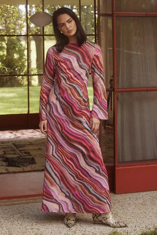 Runaway The Label Maxi Dresses APOSTLE MAXI DRESS Apostle Print 8211 Women