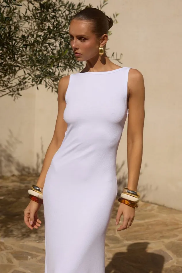 Runaway The Label Maxi Dresses REEF MAXI DRESS White 8211 Women