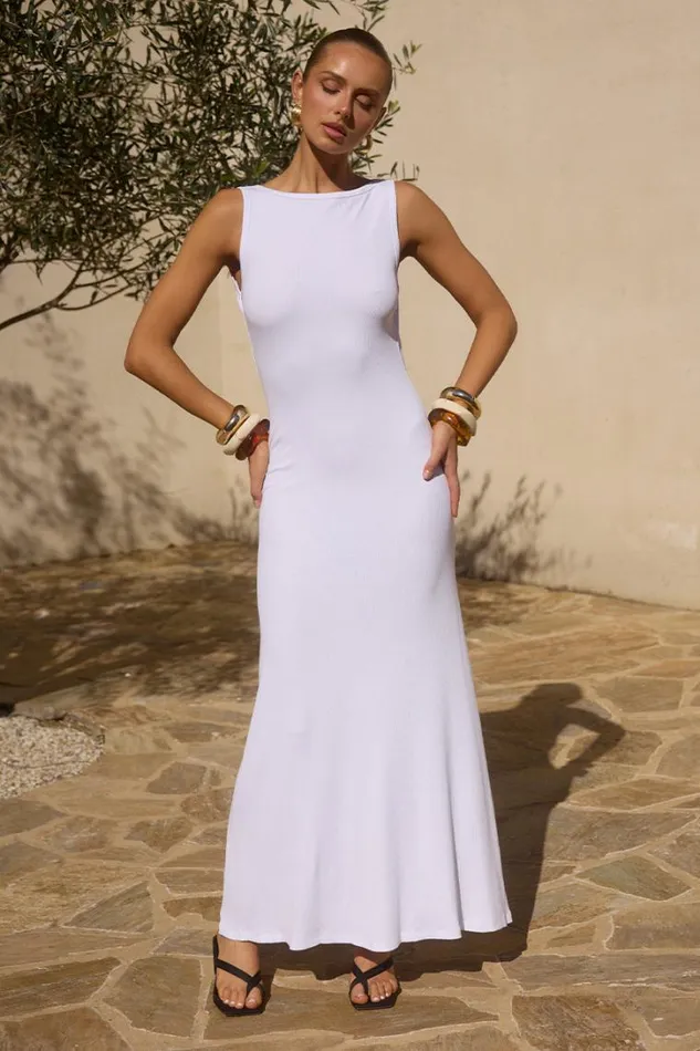 Runaway The Label Maxi Dresses REEF MAXI DRESS White 8211 Women