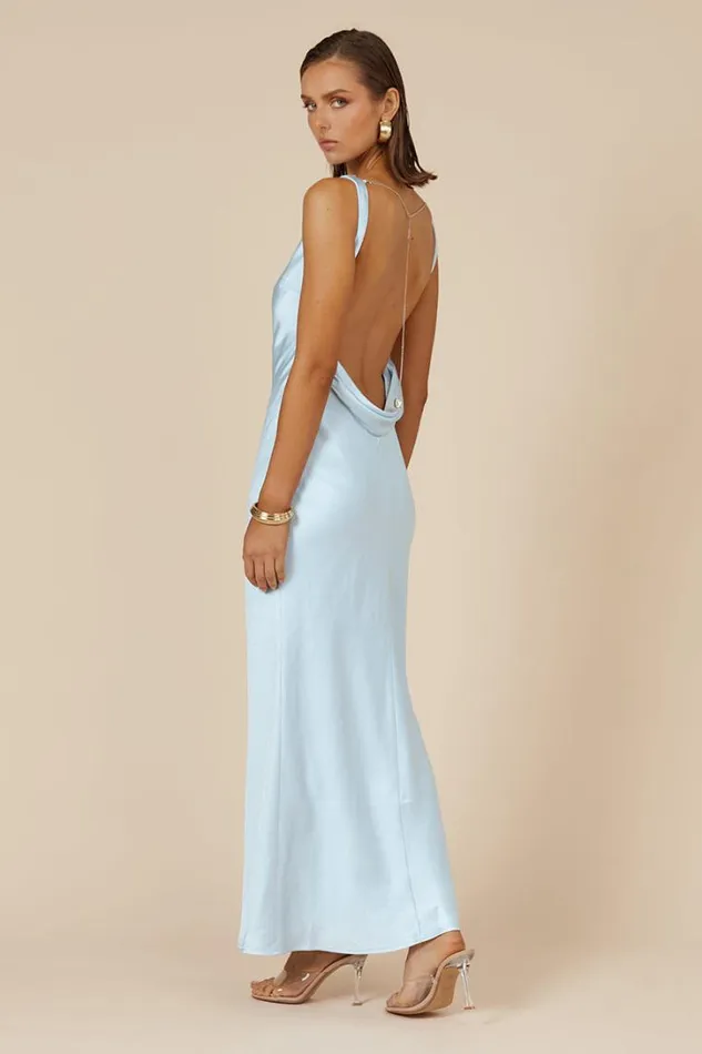 Runaway The Label Maxi Dresses SAMSARA DRESS Light Blue 8211 Women