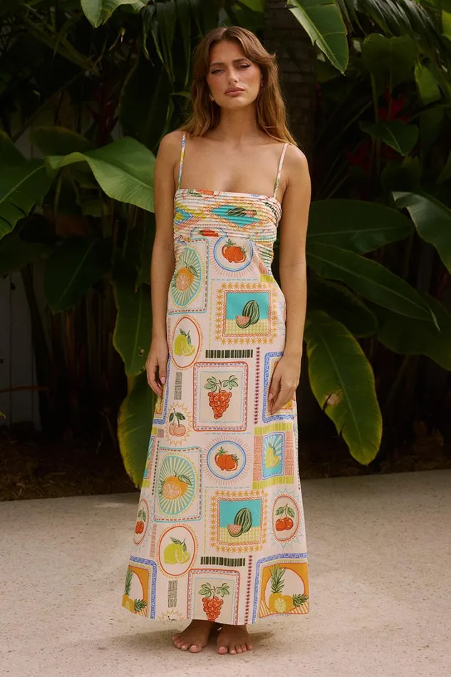 Runaway The Label Midi Dresses AGATA MIDI DRESS Agata Print 8211 Women