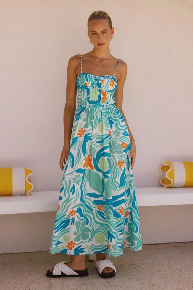 Runaway The Label Midi Dresses MONTERO MIDI DRESS Montero Print 8211 Women