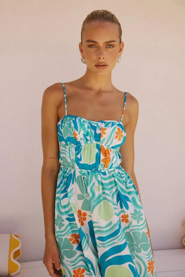 Runaway The Label Midi Dresses MONTERO MIDI DRESS Montero Print 8211 Women