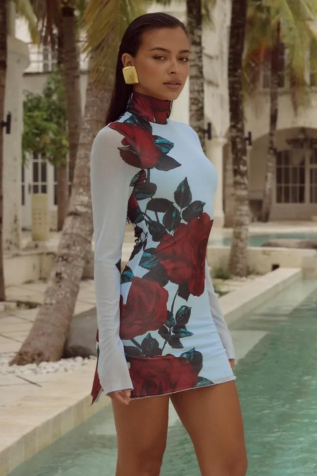 Runaway The Label Mini Dresses JORDI MINI DRESS Red Rose 8211 Women