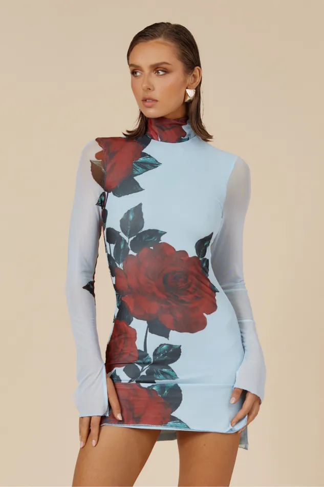 Runaway The Label Mini Dresses JORDI MINI DRESS Red Rose 8211 Women