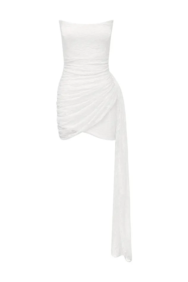 Runaway The Label Mini Dresses LACEY MINI DRESS White 8211 Women