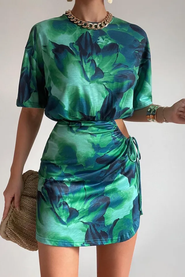 Runaway The Label Mini Dresses SIMONA MINI DRESS Calista Green 8211 Women