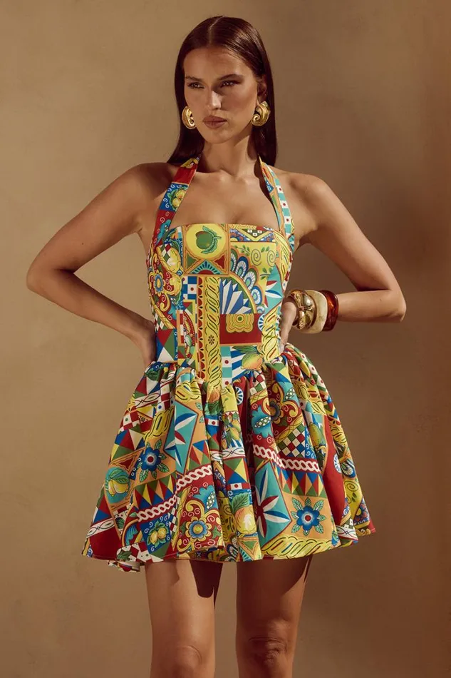 Runaway The Label Mini Dresses WINSLOW MINI DRESS Phaedra Print 8211 Women