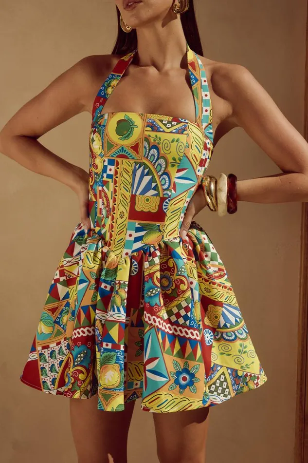 Runaway The Label Mini Dresses WINSLOW MINI DRESS Phaedra Print 8211 Women