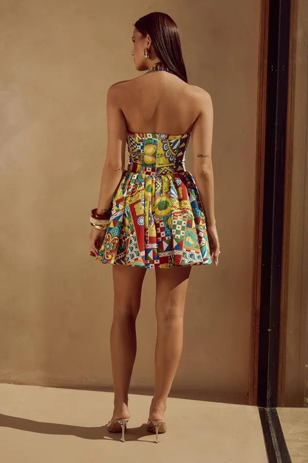 Runaway The Label Mini Dresses WINSLOW MINI DRESS Phaedra Print 8211 Women