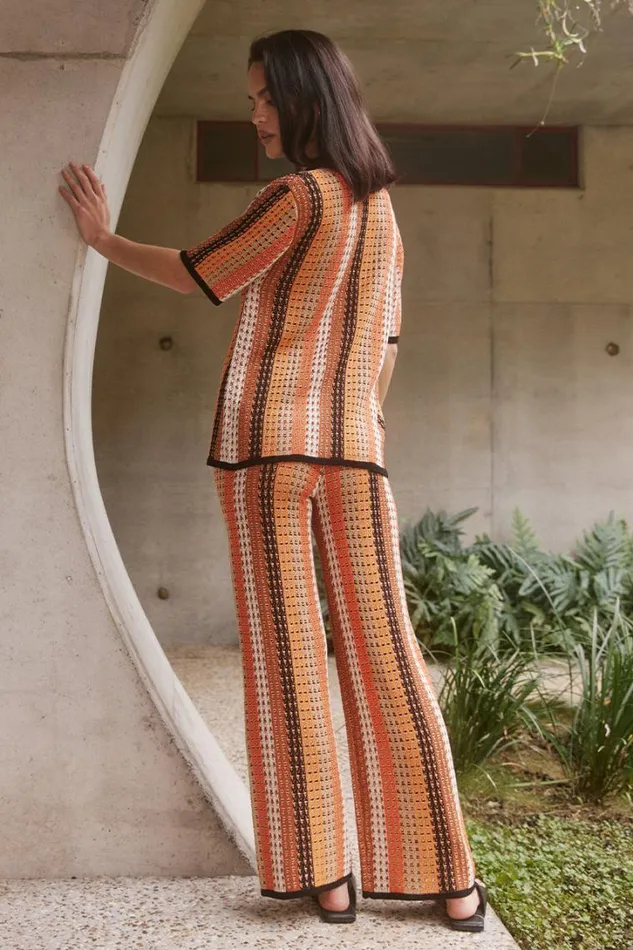 Runaway The Label Pants AIMEE PANT Orange Multi 8211 Women