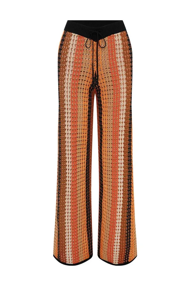 Runaway The Label Pants AIMEE PANT Orange Multi 8211 Women
