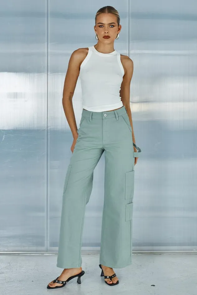 Runaway The Label Pants ZATARA PANT Sage 8211 Women