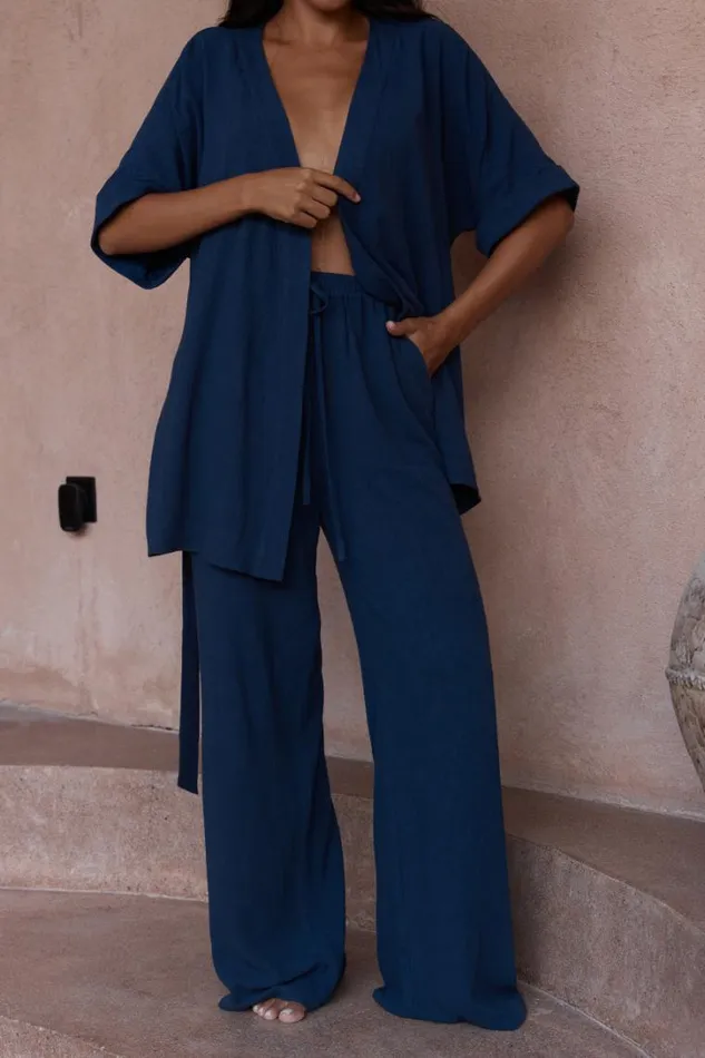 Runaway The Label Pants ZOE PANT Navy 8211 Women