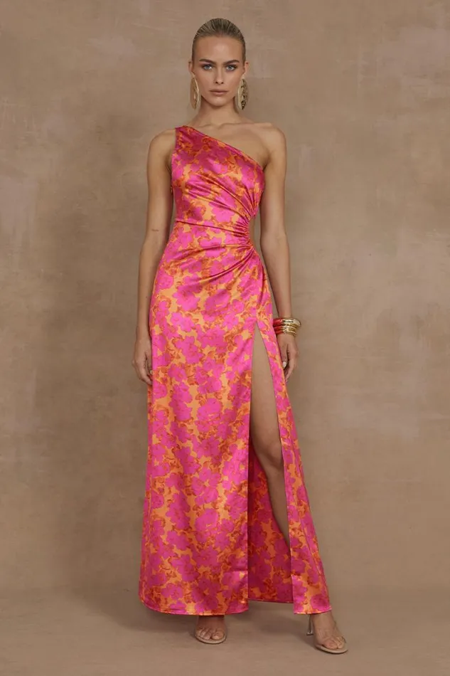 Runaway The Label Race Day Dresses BARZILIO DRESS Sasha Orange 8211 Women