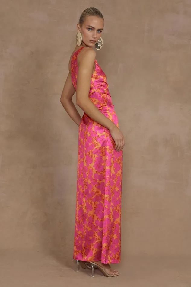 Runaway The Label Race Day Dresses BARZILIO DRESS Sasha Orange 8211 Women