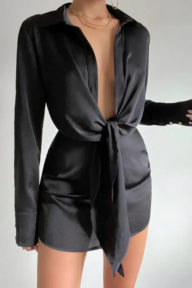 Runaway The Label Shirt Dresses Ruby Shirt Dress Black 8211 Women