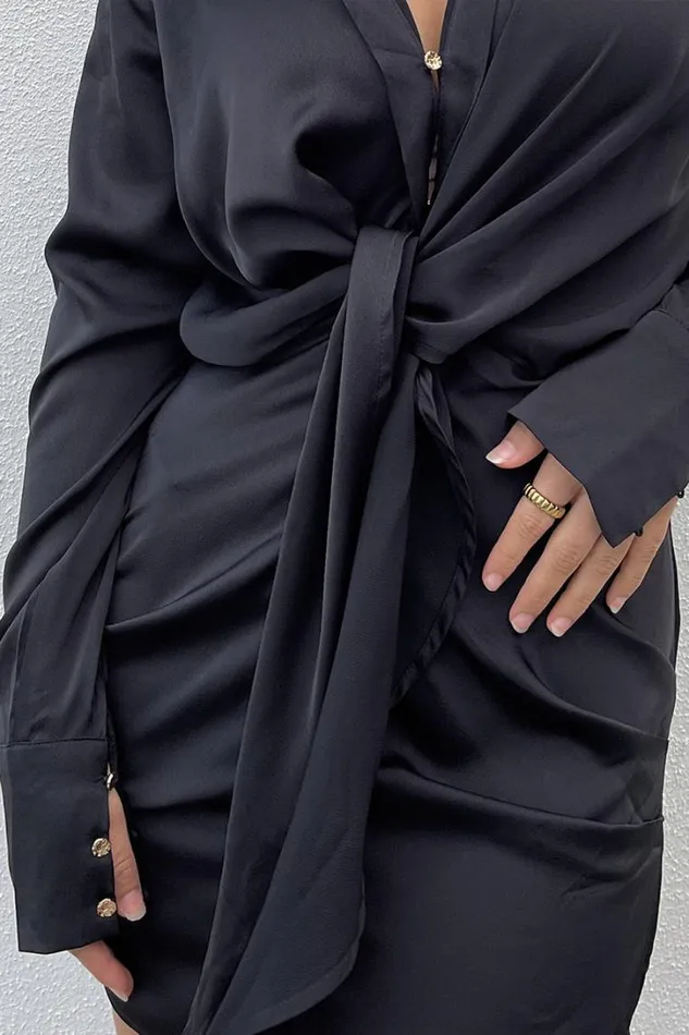 Runaway The Label Shirt Dresses Ruby Shirt Dress Black 8211 Women Runaway The Label Shirt Dresses Ruby Shirt Dress Black 8211 Women
