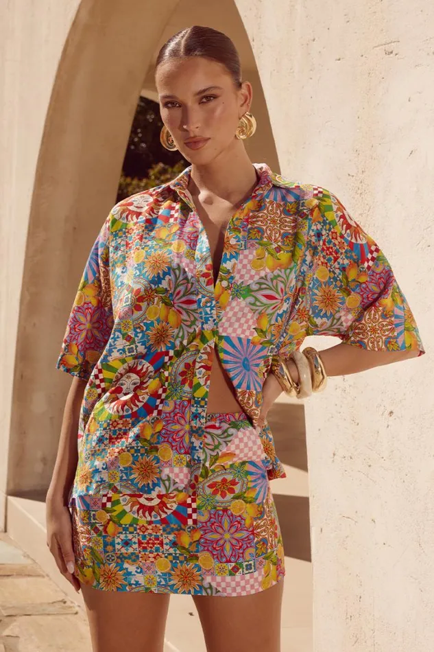 Runaway The Label Shirts and Blouses ANACAPRI SHIRT Anacapri Pink 8211 Women