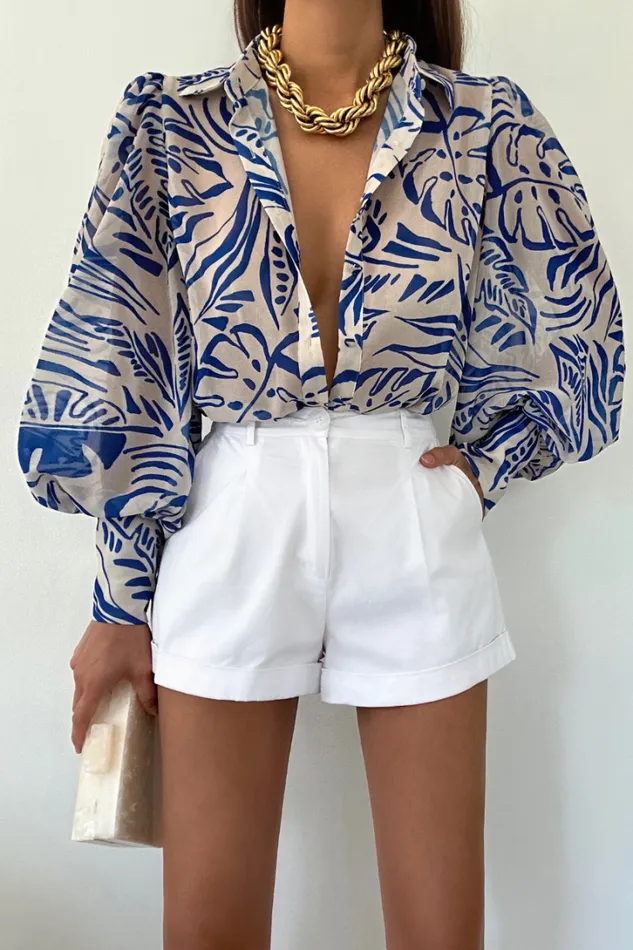 Runaway The Label Shirts and Blouses FLEETWOOD BLOUSE Santino Cobalt 8211 Women