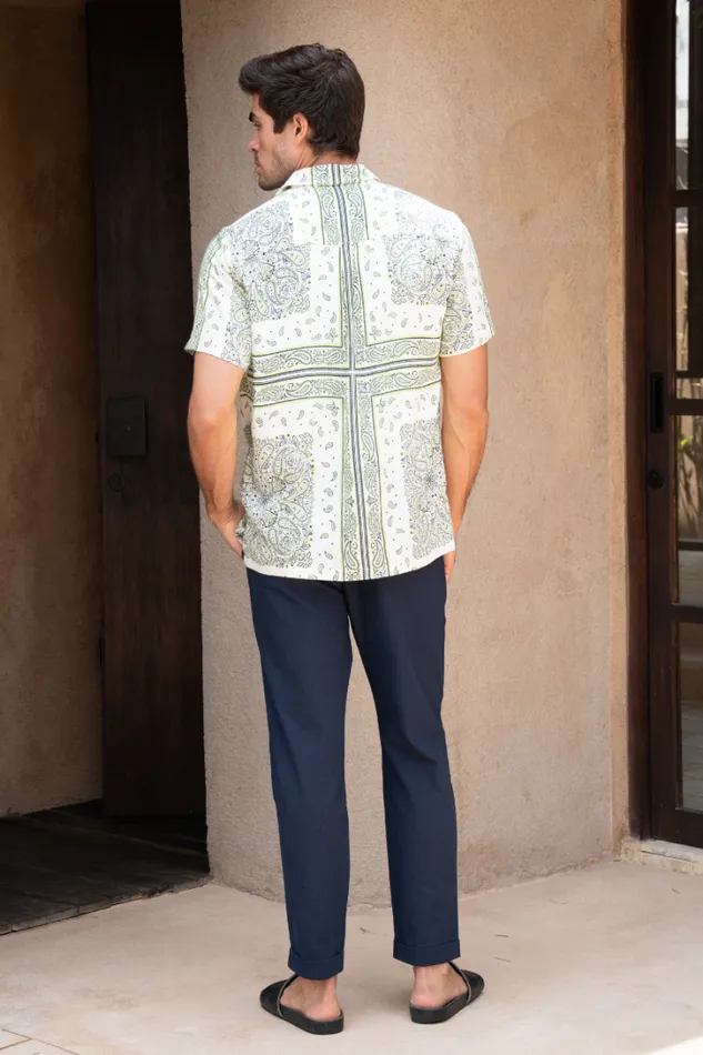 Runaway The Label Shirts BANDANA SHIRT Green 8211 Men