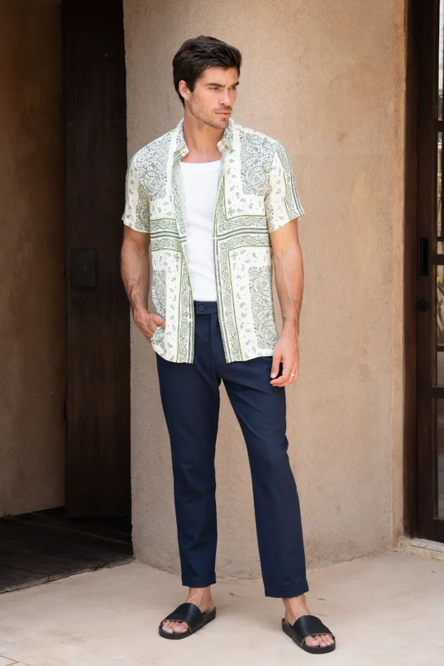Runaway The Label Shirts BANDANA SHIRT Green 8211 Men