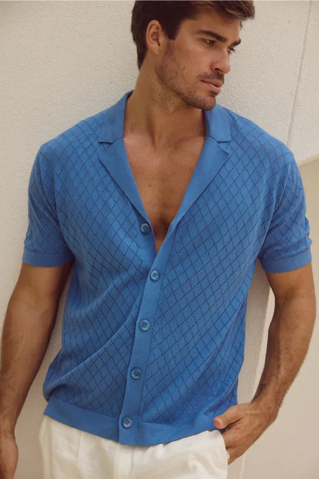 Runaway The Label Shirts BILLIE SHIRT Blue 8211 Men