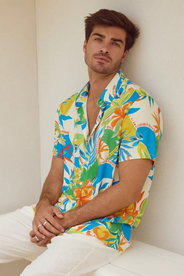 Runaway The Label Shirts MASON SHIRT Malta Print 8211 Men